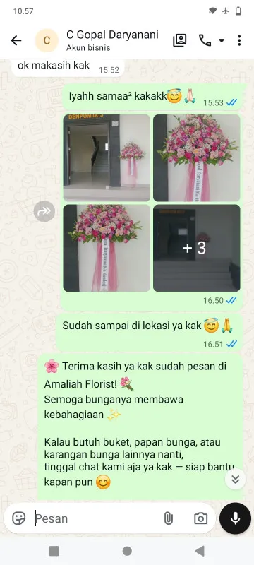 Pengiriman Karangan Bunga Pulo Gadung