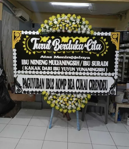 Papan Bunga Duka Pulo Gadung