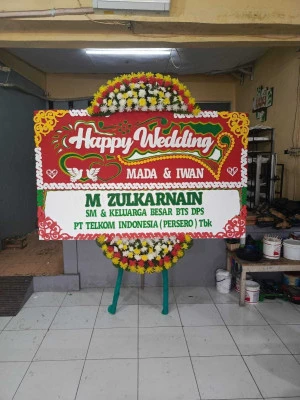Papan Bunga di Pulo Gadung