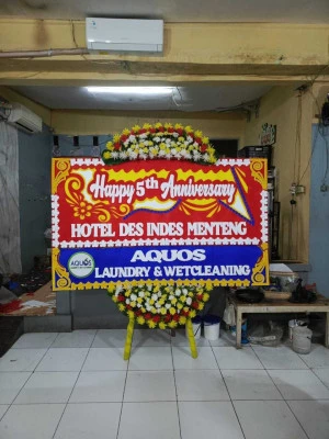 Papan Bunga di Pulo Gadung