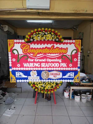 Papan Bunga di Pulo Gadung