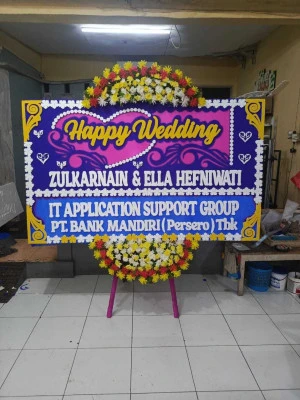 Papan Bunga di Pulo Gadung